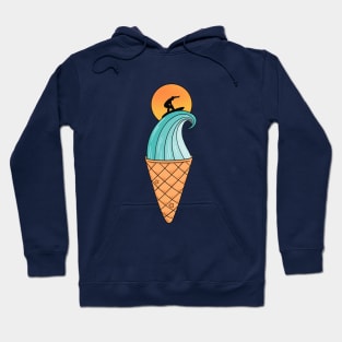 Nature Wave Ice Cream Hoodie